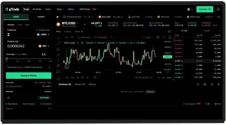 gTrade Screenshot